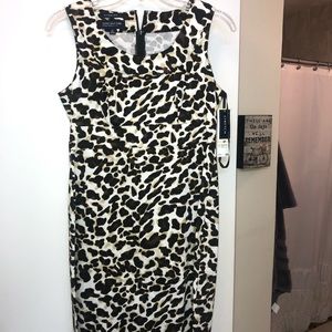 NWT Animal Print Size 4P Jones New York Dress